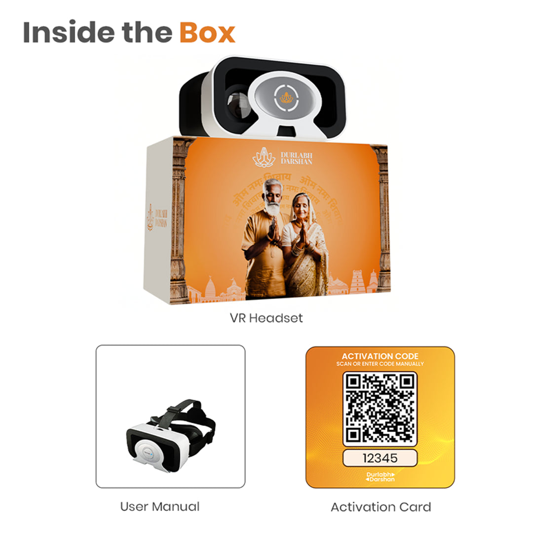 Durlabh Darshan with VR Headset