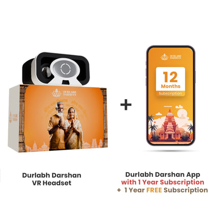 Durlabh Darshan with VR Headset