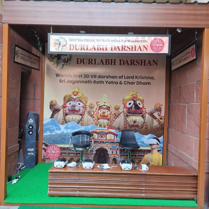 3D VR Darshan at ISKCON Temple, New Delhi